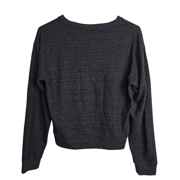 Spiritual Gangster Sweatshirt Women M Savasana Crewneck Pullover Sweater Gray - Picture 9 of 9